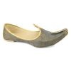 Others Desi Colour | Men'S Indian Ethnic Party Wear Grey Footwear - Desi Colour