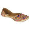 Others Desi Colour | Women'S Multi Chevron Womens Indian Ethnic Comfort Footwear - Desi Colour