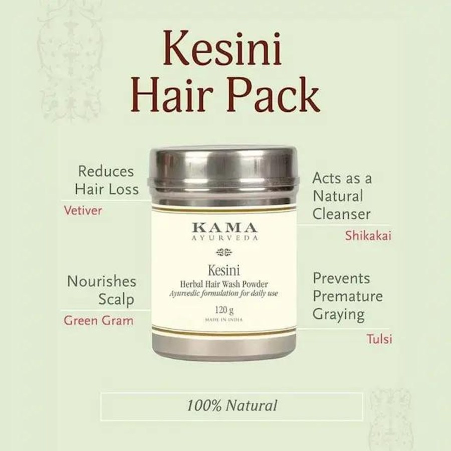 Others KAMA AYURVEDA | Kesini Ayurvedic Herbal Hair Wash Powder - Kama Ayurveda