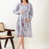 Women The Kaftan Company | Women'S Viscose Dress - The Kaftan Company Beige