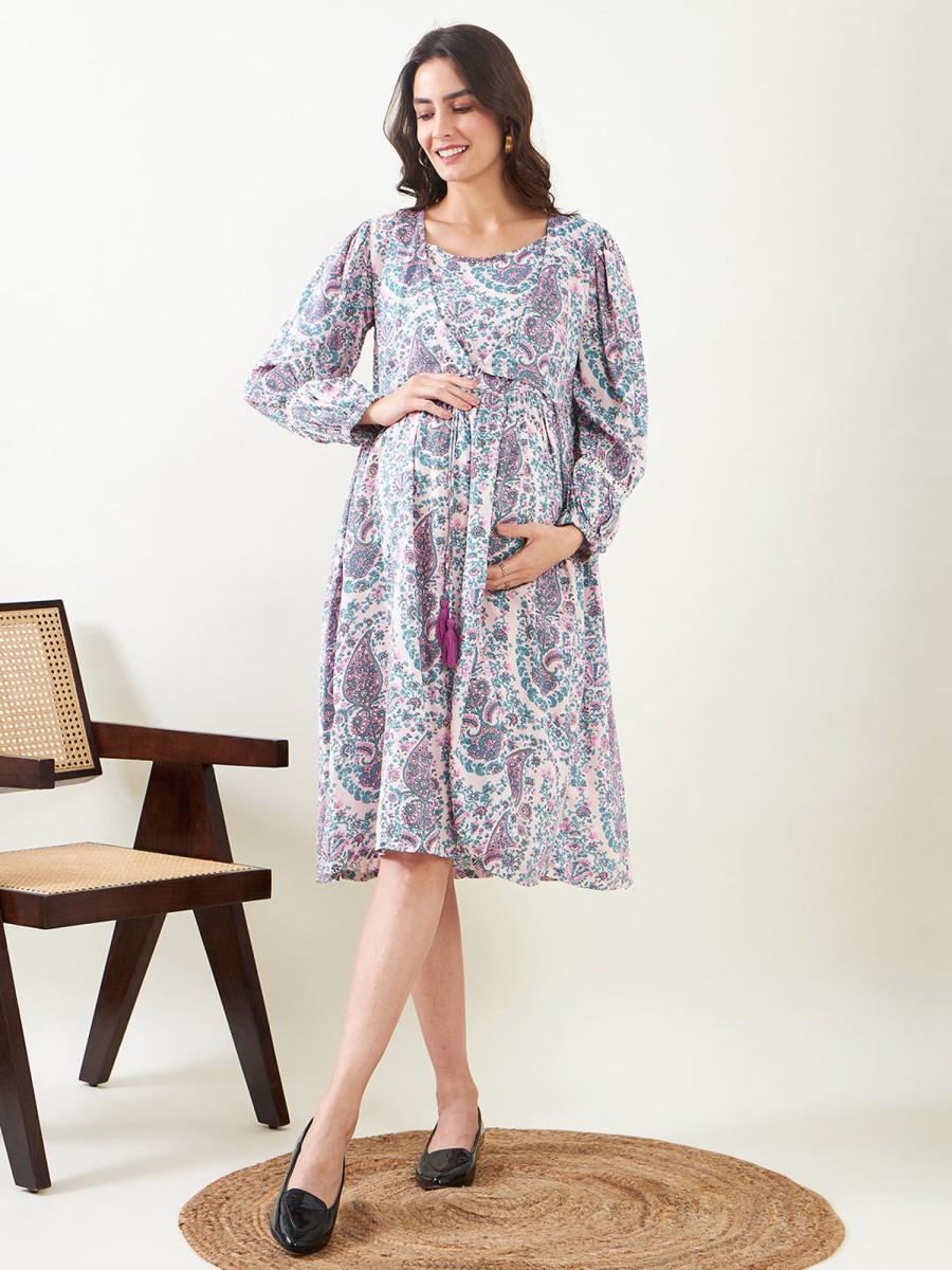 Women The Kaftan Company | Women'S Viscose Dress - The Kaftan Company Beige