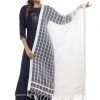 Women Moeza | Women'S Square Design Dupatta U0026 Chunni Mfd0006 - Moeza White