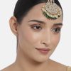 Jewellery I Jewels | Women'S Traditional Gold Plated Kundan U0026 Pearl Studded Maang Tikka - I Jewels