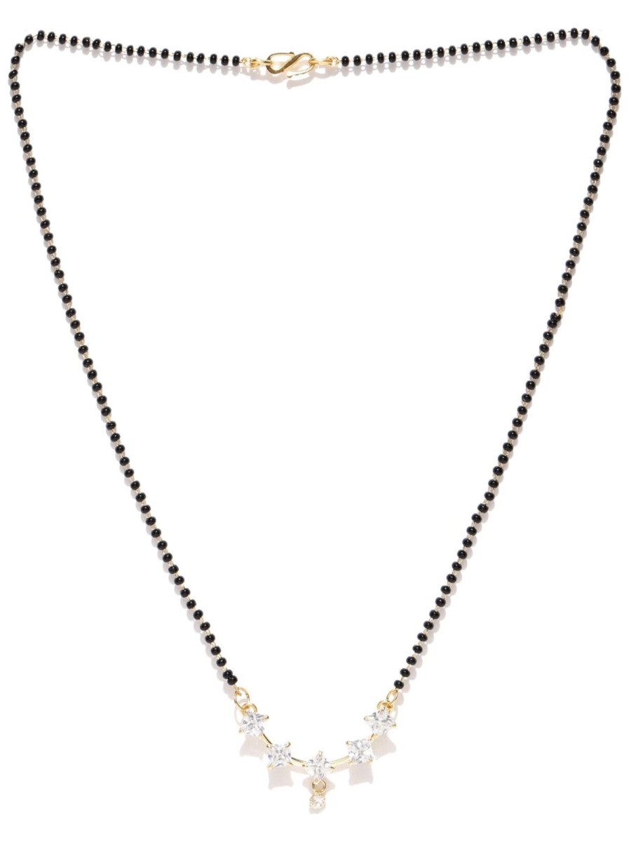 Jewellery Priyaasi | Women'S Soliter Mangalsutra Set - Priyaasi