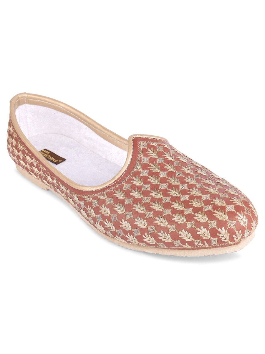 Others Desi Colour | Men'S Indian Ethnic Party Wear Footwear - Desi Colour Maroon