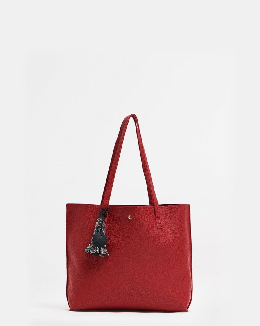 Others Chumbak | Back To Office Tote -Rosewood Maroon - Chumbak