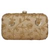 Others VASTANS | Women'S Gold Color Ethnique Evening Clutch Bag - Vastans