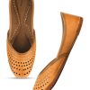 Others Desi Colour | Women'S Tan Casuals Indian Ethnic Leather Footwear - Desi Colour