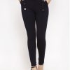 Women Wahe-NOOR | Women'S Navy Blue Regular Fit Jeggings - Wahe-Noor