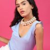 Jewellery Odette1 | Women'S Elegant White Artifical Pearl Gorgous Necklace - Odette