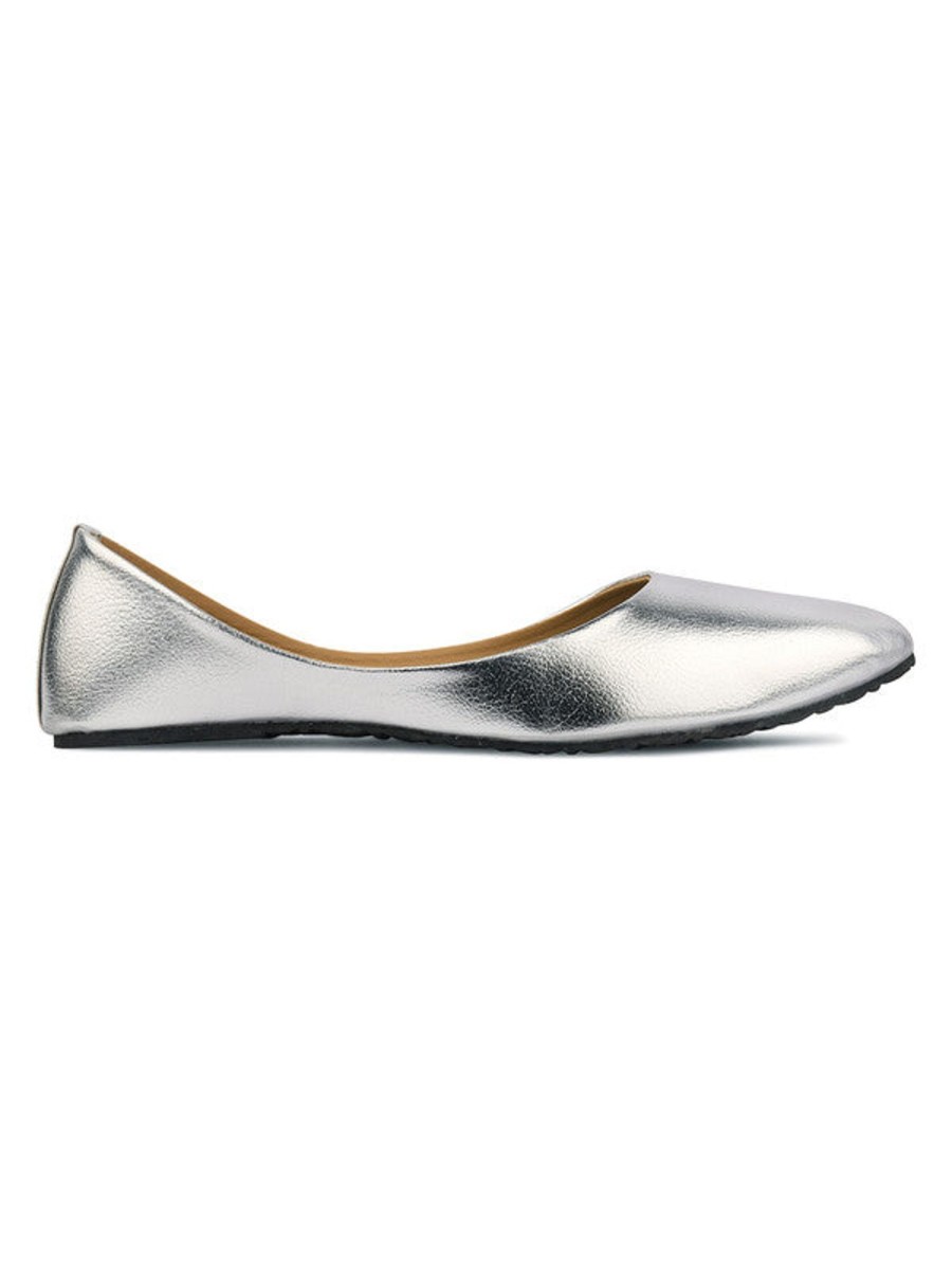 Others Desi Colour | Women'S Silver Indian Handcrafted Ethnic Comfort Footwear - Desi Colour