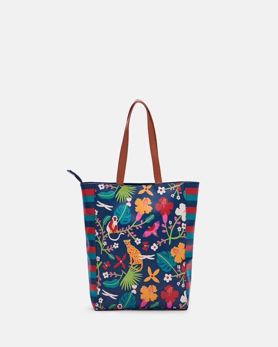 Others Chumbak | Madagascar Tales Tote Bag - Navy Blue - Chumbak