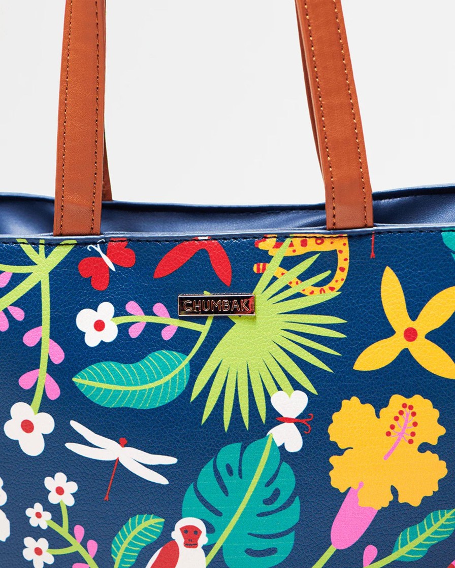 Others Chumbak | Madagascar Tales Tote Bag - Navy Blue - Chumbak