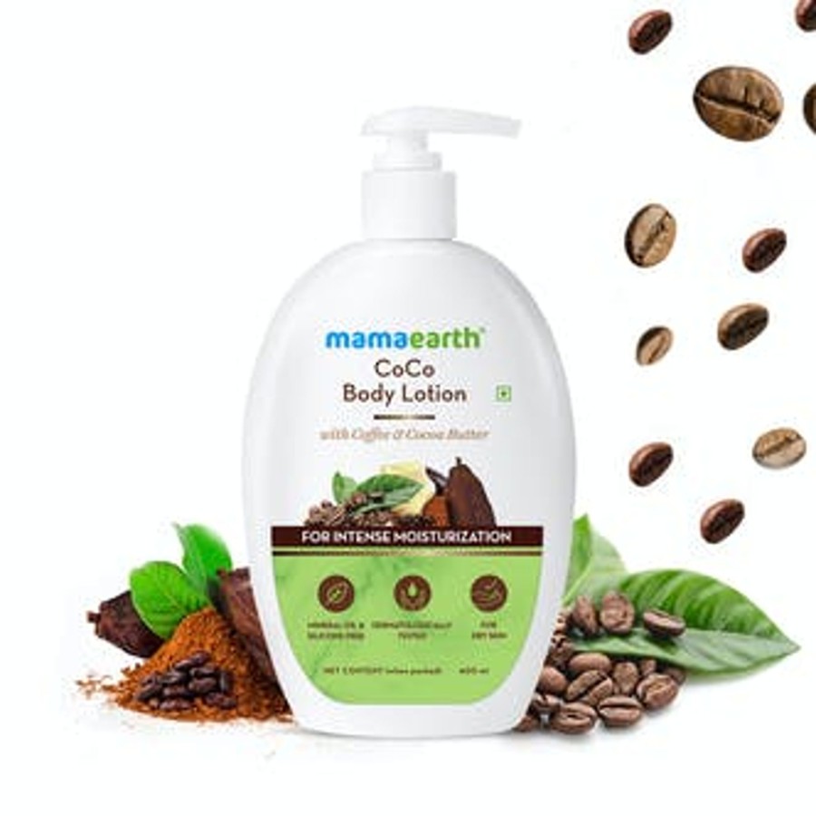 Others Mama Earth | Coco Body Lotion With Coffee And Cocoa For Intense Moisturization - 400Ml - Mama Earth