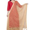 Women AR Silks | A R Silk Golden Color Fancy Silk Dupattas And Chunnis Dark Golden