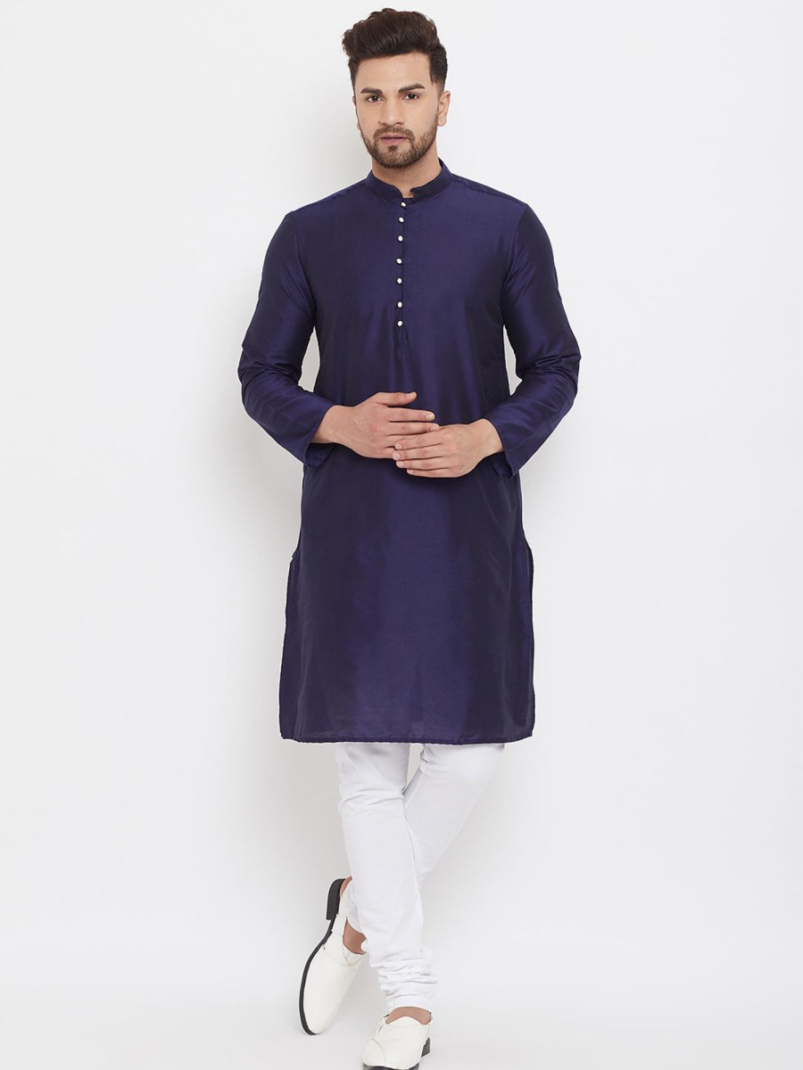 Men Even Apparels | Men'S Cotton Kurta - Even Apparels Purple