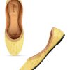 Others Desi Colour | Women'S Gold Hand Work Indian Ethnic Comfort Footwear - Desi Colour