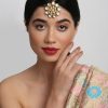 Jewellery Ruby Raang | Women'S Kundan Maang Tikka - Ruby Raang