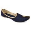 Others Desi Colour | Men'S Indian Ethnic Party Wear Blue Footwear - Desi Colour