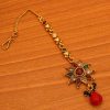 Jewellery Sanvi Jewels | Women'S Multicollour Flower Polki Maang Tikka - Sanvi Jewels Multi Color