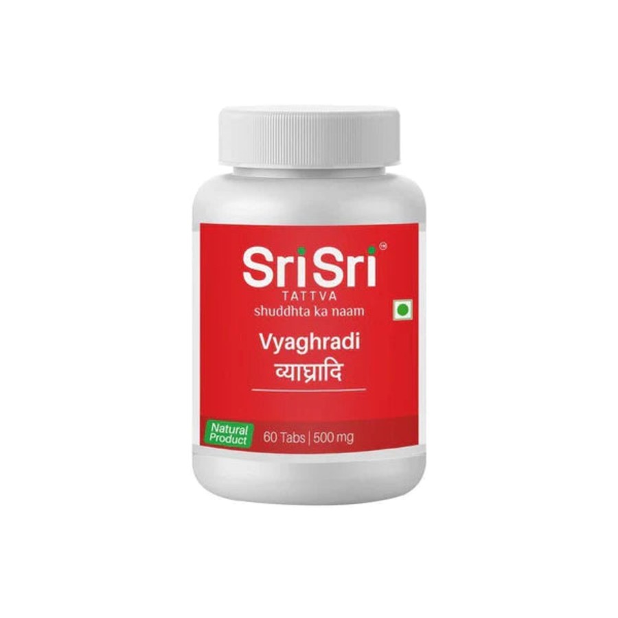 Others Sri Sri Tattva | Vyagradhi - Decongestant, 60 Tabs | 500Mg - Sri Sri Tattva