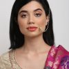 Jewellery Ruby Raang | Teardrop Kundan Nose Ring Nath By Ruby Raang