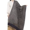 Women AR Silks | A R Silk Golder Box Regular Dupatta Color Dupatta Or Chunni Navy