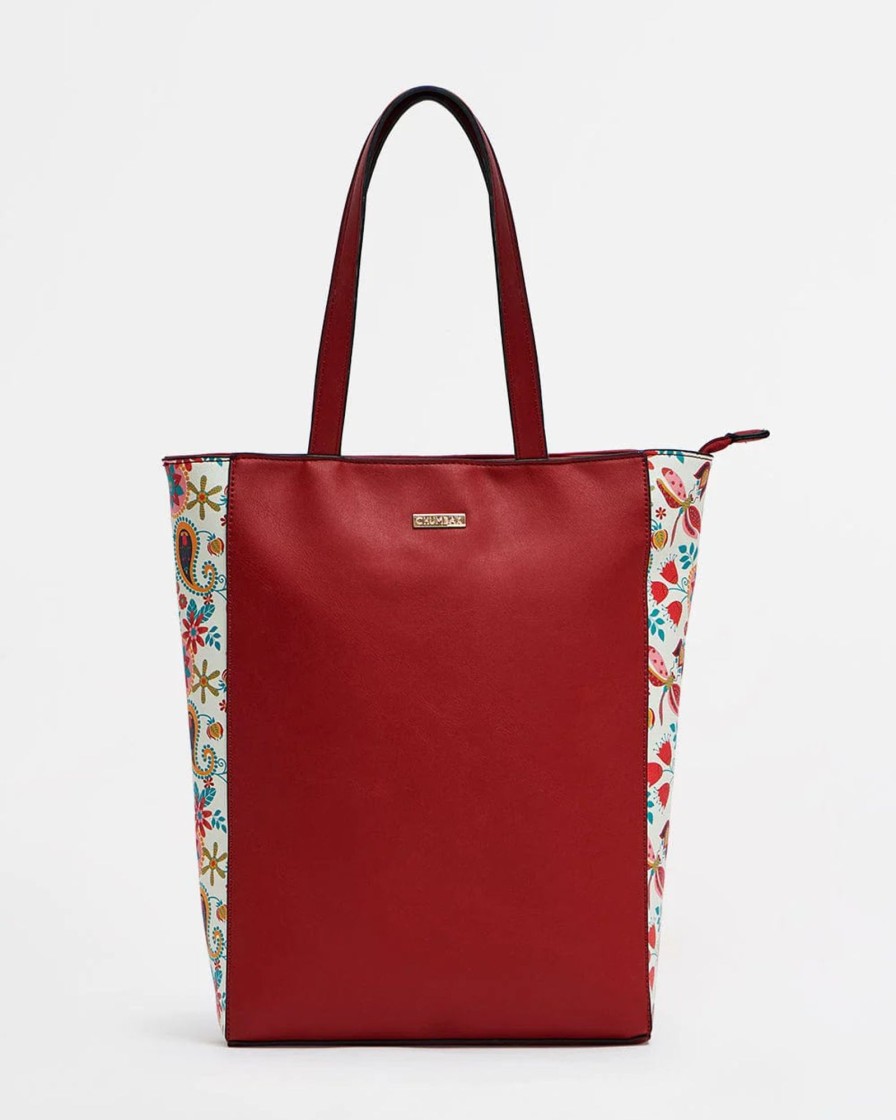 Others Chumbak | India Boho Tote Bag-Red - Chumbak