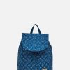 Others Chumbak | Geometric Flora Backpack Navy Blue - Chumbak