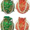 Others Ritzie | Women'S Potli Wristlet For Wedding Rakhi Gift - Ritzie