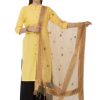 Women Moeza | Women'S Orgenza Nug Embroidery Dupatta U0026 Chunni Mfd0001 - Moeza Golden