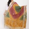 Women Wahe-NOOR | Women'S Multicoloured Bandhani Gotta Patti Poly Silk Dupatta - Wahe-Noor