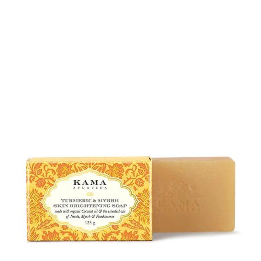 Others KAMA AYURVEDA | Turmeric U0026 Myrrh Skin Brightening Soap - Kama Ayurveda