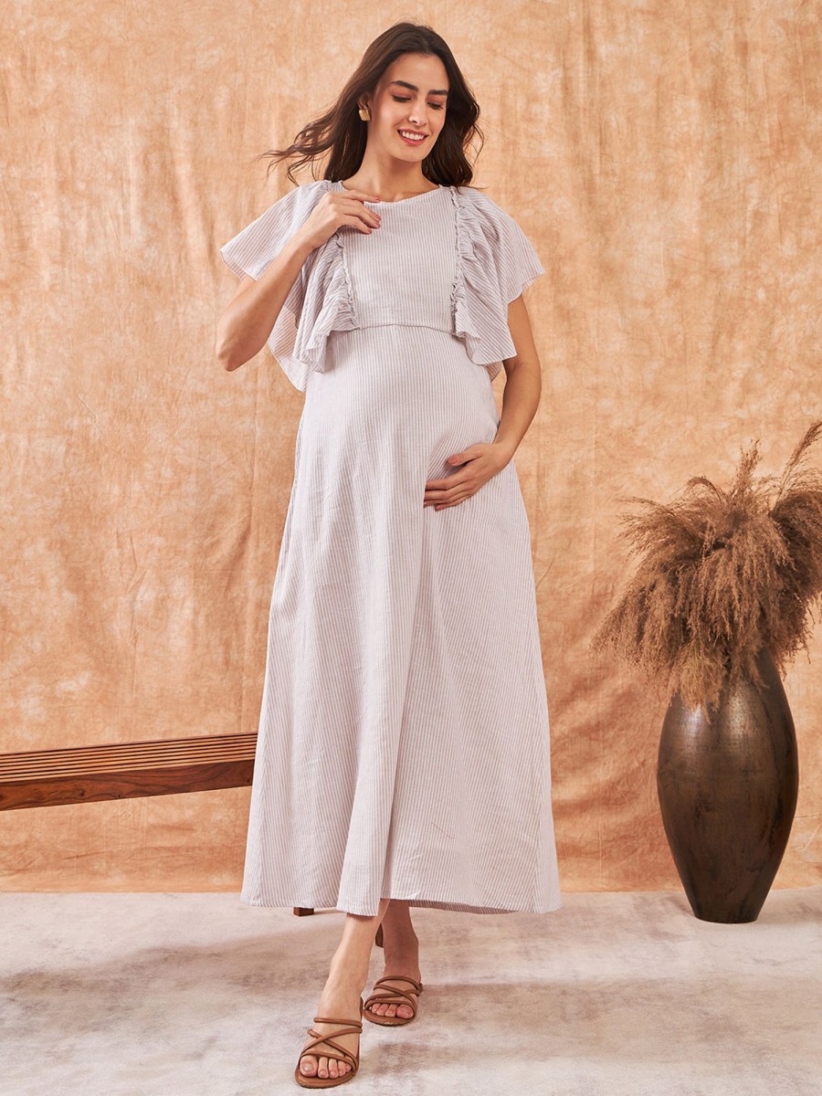 Women The Kaftan Company | Women'S Cotton Dress - The Kaftan Company White