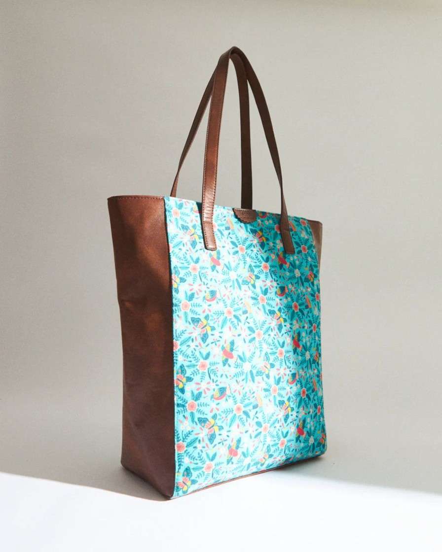 Others Chumbak | Teal By Chumbak Birds Of Paradise Tote - Chumbak