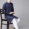 Men See Designs | Men'S Printed Straight Kurta - See Designs Blue