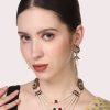 Jewellery Anikas Creation | Women'S Traditional Ethnic Plated Pearl Studded Jewellery Set - Anikas Creation Gold