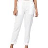 Women Wahe-NOOR | Women'S White Cotton Trouser - Wahenoor