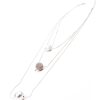 Jewellery Odette1 | Women'S Exquisite Three Layered Absolu Gorgeous Necklace-Silver - Odette