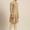 Men Sojanya | Men'S Jacquard Silk Printed Only Long Kurta - Sojanya Brown