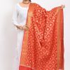 Women Moeza | Women'S Banarsi Silk All Over Woven Design Dupatta - Moeza Red