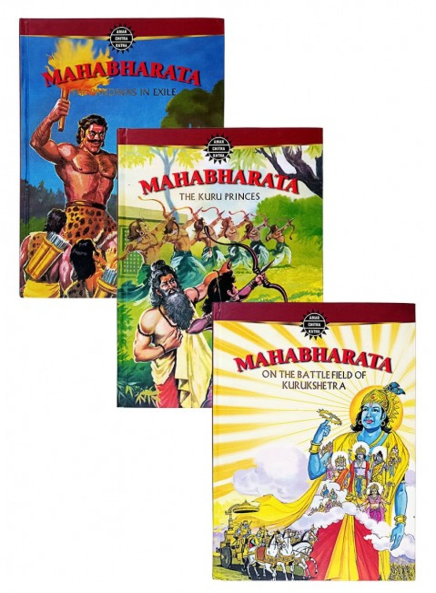 Others Amar Chitra katha | Mahabharata – 3 Volume Set - Amar Chitra Katha