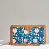 Others Chumbak | Teal By Blue Bloom Long Wallet - Chumbak