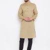 Men Even Apparels | Men'S Pure Cotton Kurta - Even Apparels Beige