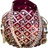 Others Ritzie | Women'S Wristlets Potli For Designer Silk Batwa Bridal Potli - Ritzie