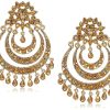 Jewellery I Jewels | Women'S Plated Zinc Alloy Earrings - I Jewels Gold