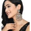 Jewellery Kamal Johar | Johar Kamal Latest Design Earrings With White Kundan Jhumkas Jker_075