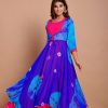 Women Final Clearance Sale | Women'S Tye-Dye Layered Anarkali Dress (1Pc) - Final Clearance Sale