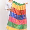 Women Moeza | Women'S Banarsi Silk Floral Woven Design Multi Dupatta - Moeza Multi Colour