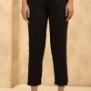 Women Juniper | Women'S Rayon Flex Solid Straight Pant - Juniper Black